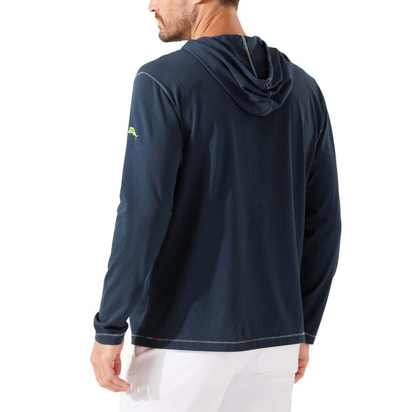 NWT men's large Seattle Seahawks Tommy Bahama artsy palms hooded shirt NFL $100
