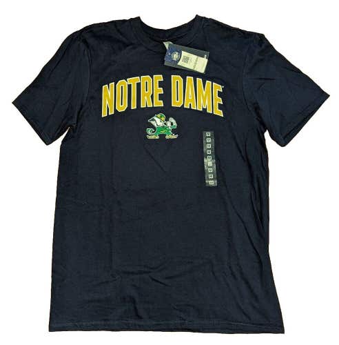 Men's M Medium Fanatics NCAA Navy Notre Dame Fighting Irish Campus T-Shirt