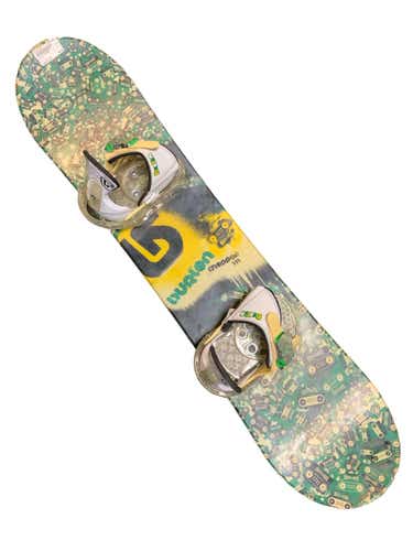Used Burton Chopper 111 Cm Boys' Snowboard Combo