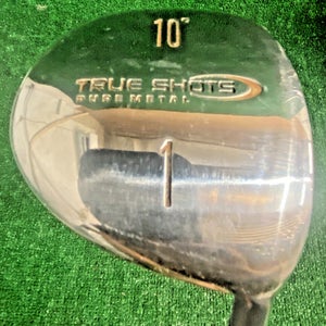 Alien Golf Driver True Shots Pure Metal 10 Degrees RH Hydro-Power Stiff Graphite
