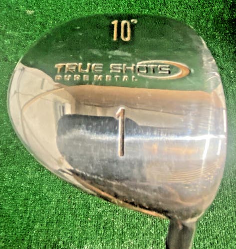 Alien Golf Driver True Shots Pure Metal 10 Degrees RH Hydro-Power Stiff Graphite