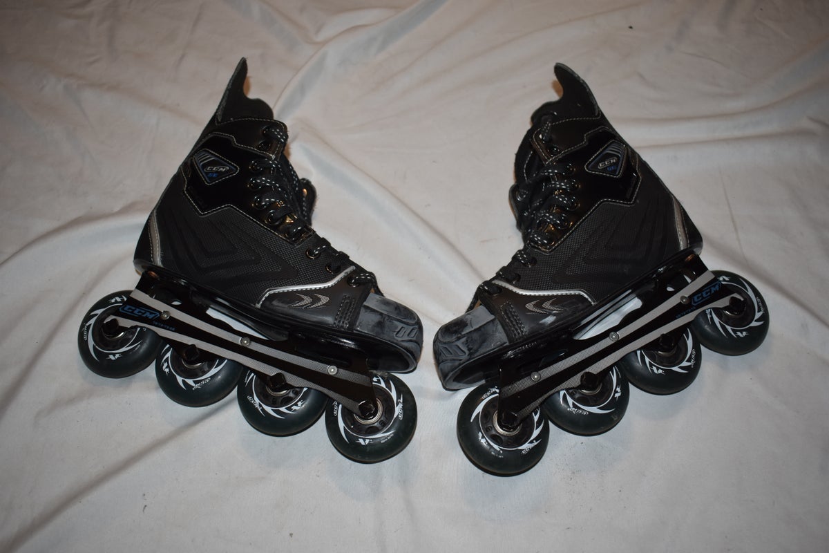 CCM SE 88 Exo Skel Inline Hockey Skates, Black/Grey, Size 5D