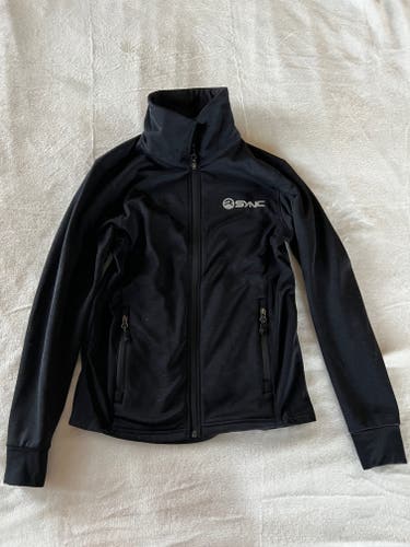 Sync Benchmark Fleece Jacket Black Adult Extra Small - Like New