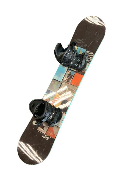 Used Sims Pure Juice 130 Cm Boys' Snowboard Combo