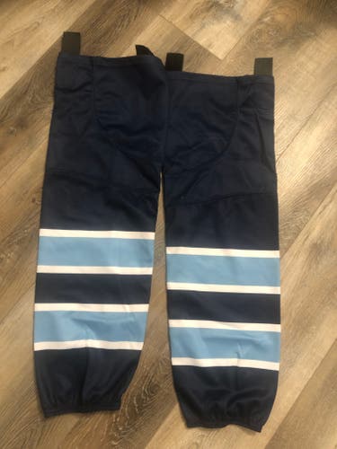 NEW BLUE WATERTOWN WOLVES GAME SOCKS SIZE 30