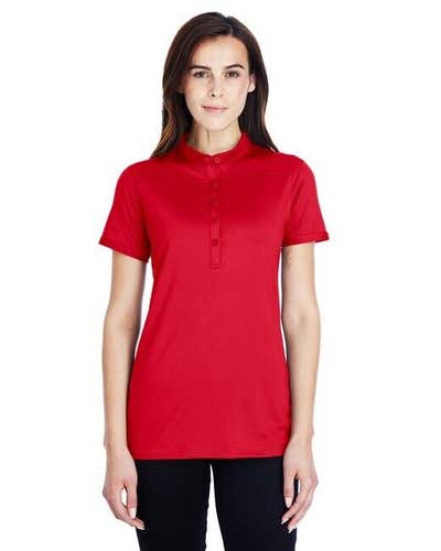 NWT Under Armour Ladies' Corporate Performance Polo 2.0 Red White Size XS