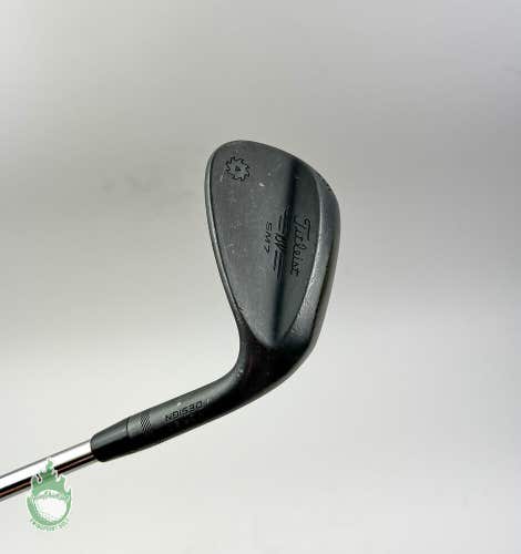 Used RH Titleist Vokey SM7 M Grind Jet Black Wedge 56*-08 Stiff Steel Golf Club