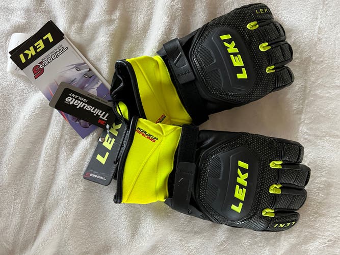Leki JR WC Race Flex Gloves.  Size JXL(8).  New with Tags