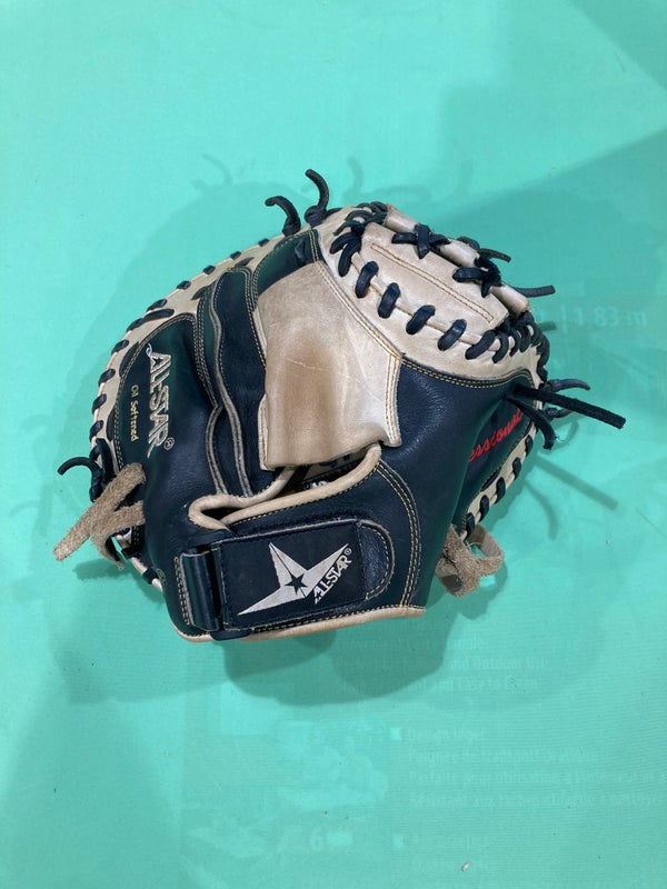 Used All Star CM1100Pro Right Hand Throw Catcher’s Glove 31.5”