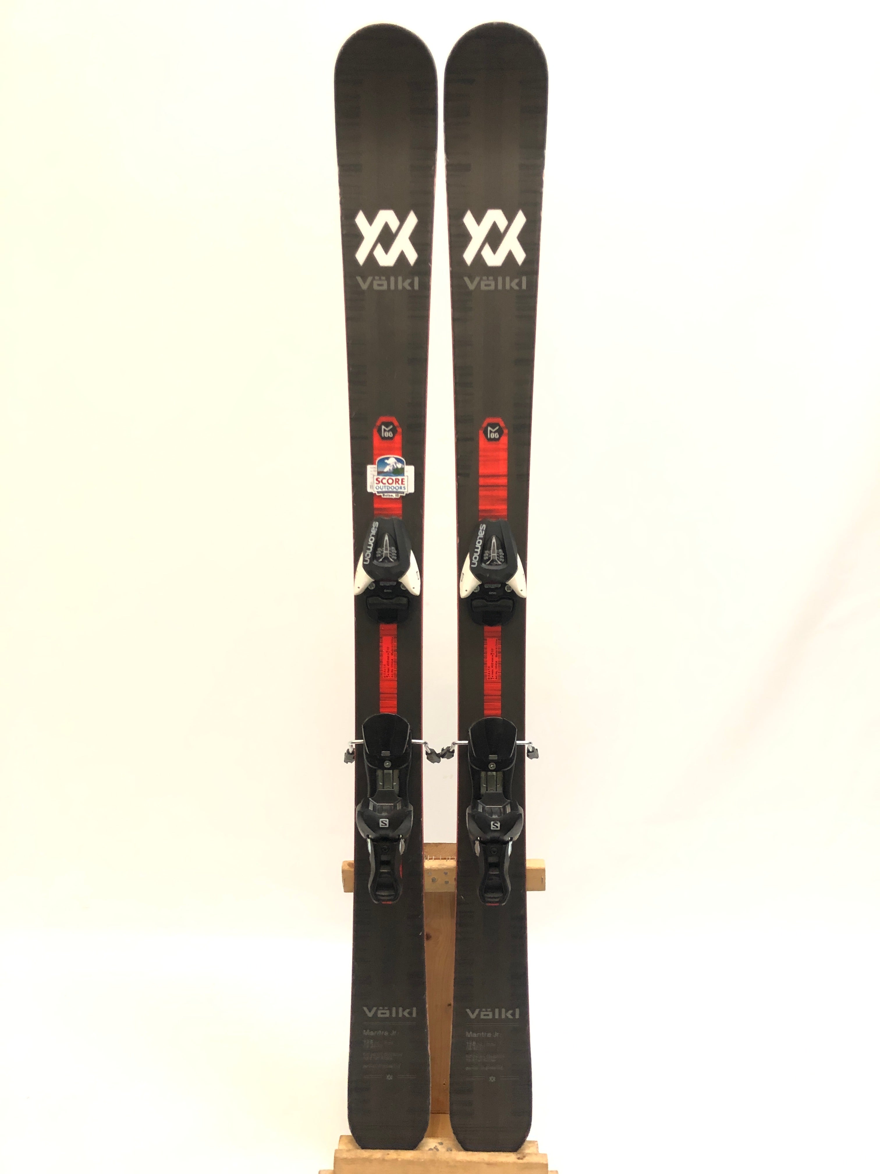 138cm Volkl Mantra Jr Skis with Bindings | SidelineSwap