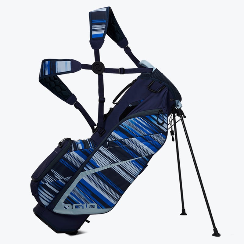 Pre Owned Ogio Golf VaporLite Woode 8-way Black Carry Stand Bag Embroidered  · SwingPoint Golf®