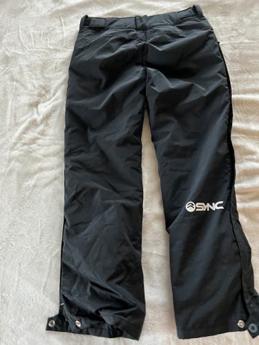 SYNC Full Zip Top Step Ski Pants - Black - Size Youth 14