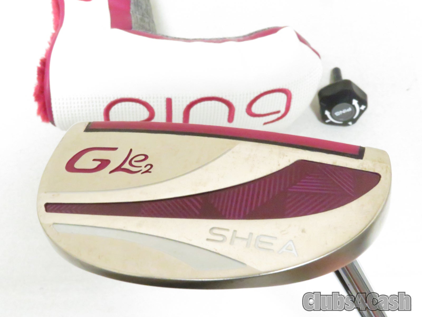 PING Womens G Le2 Shea Putter Black Dot Adjustable Length +Cover