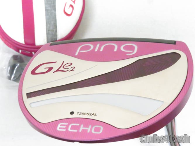 PING G Le2 Echo Putter Black Dot Adjustable Length +Cover & Tool .. LADIES  MINT