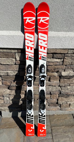 Rossignol 130 cm Racing Hero Jr Multi Event Skis With Bindings