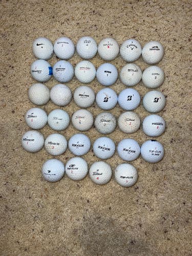 34 Pack Golf Balls