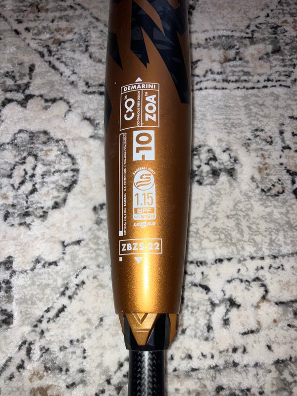 Demarini ZOA 10 USSSA Baseball Bat 29/19 New 2022 w/ Warranty