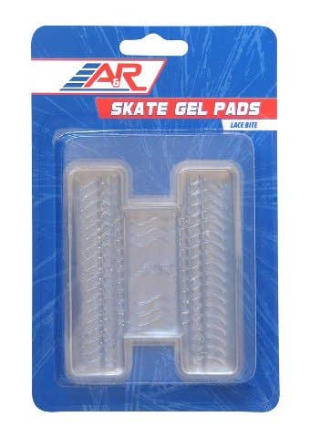 A&R Sports Hockey Skate Lace Bite Gel Pads, (1) Pair, Easily Attach to Tongue