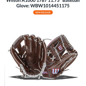 Brand New Wilson Right Hand Throw Infield A1000 Baseball Glove 11.75"
