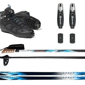 Whitewoods Adult NNN Cross Country Ski Package, 197cm (for Skiers 151-180 lbs.)