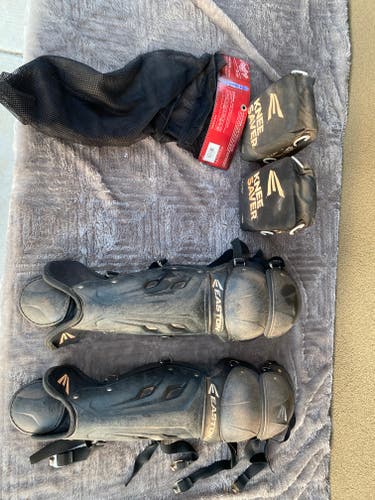 Used Easton Catcher's knee pad/protector set 13-15 years