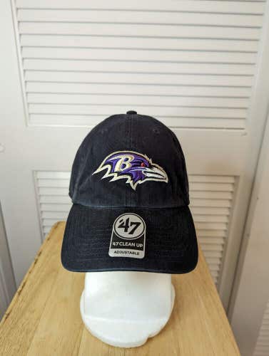 NWS Baltimore Ravens '47 Clean Up Strapback Hat NFL
