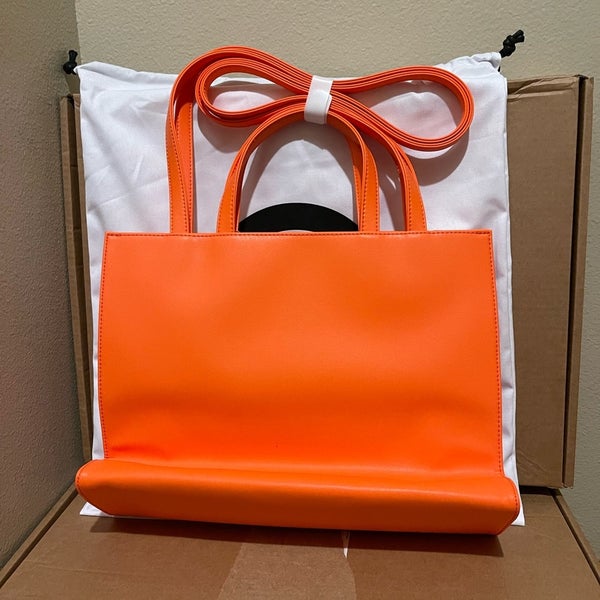 Hermes Hermes Orange Large Shopping Bag + Medium Box for Bags