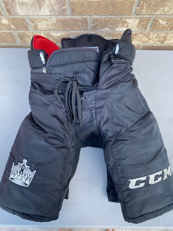 CCM HP45 Pro Stock Hockey Pants Black Medium LA KINGS 8385