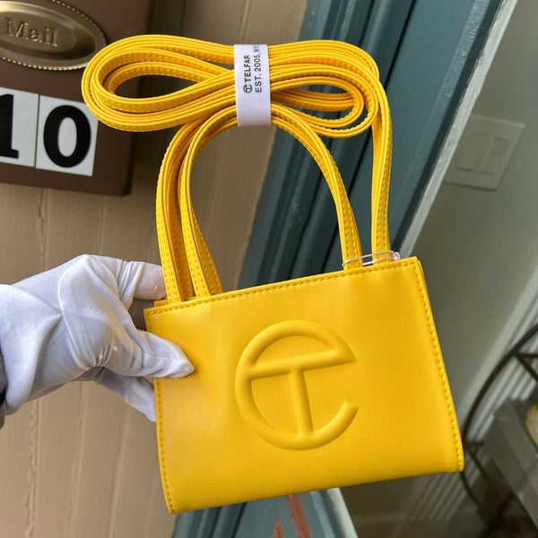 Brand new 100% authentic Telfar Yellow Small Shopping Bag-1
