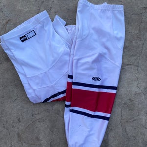 TEAM SET AK Edge Style Pro Stock Hockey Socks White Americans 8533