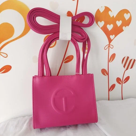 Telfar Small Deep pink Shopping Bag