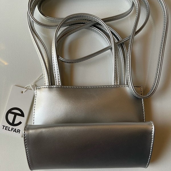 Telfar Shopping Bag Small Silver