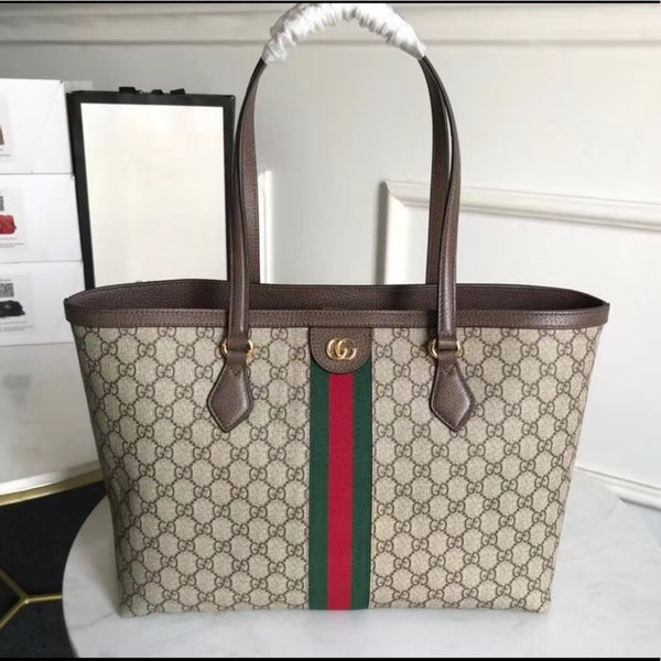 Gucci Ophidia Tote Bag with GG Supreme Medium