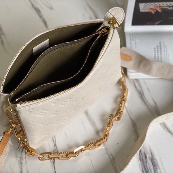 Louis Vuitton Fashion Lambskin Coussin Cream Shoulder bags