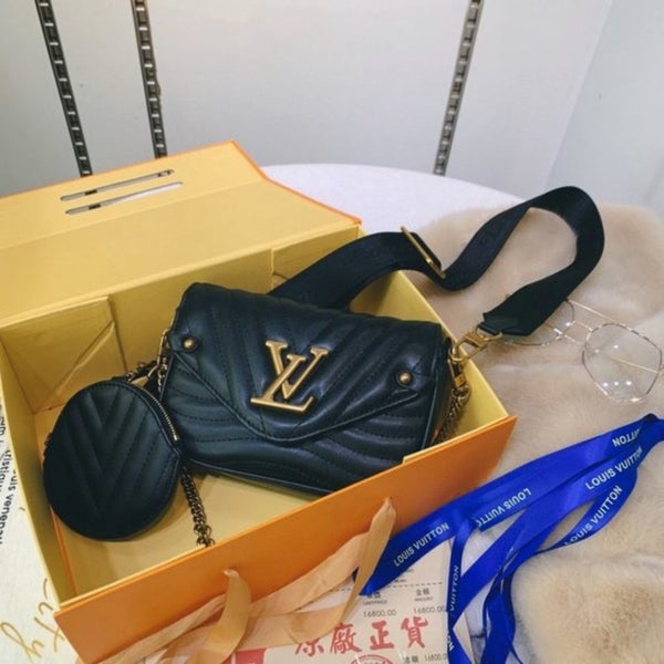 Louis Vuitton 2020 New Wave Multi-Pochette - Black Shoulder Bags