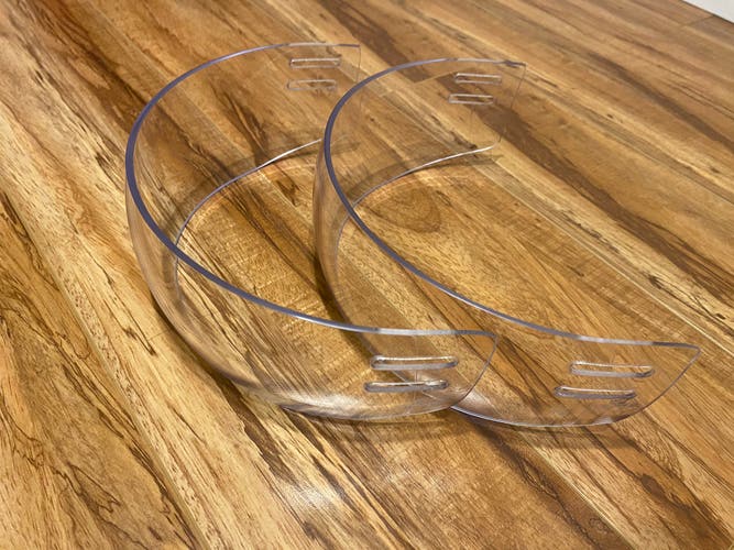 RARE! Pro Stock Bauer 55 P Blade Cut Visor