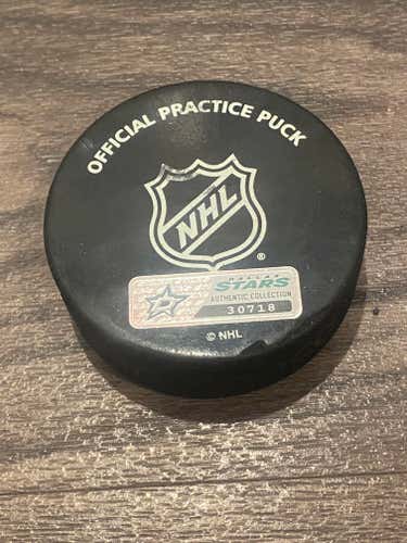 Dallas Stars NHL Authenticated Official Practice Puck