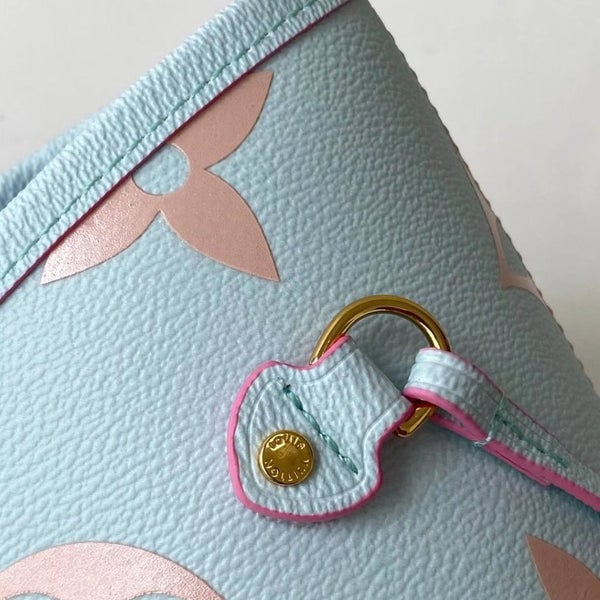 Louis Vuitton Women's Neverfull Sunrise Pastel Authentic Totes Bags