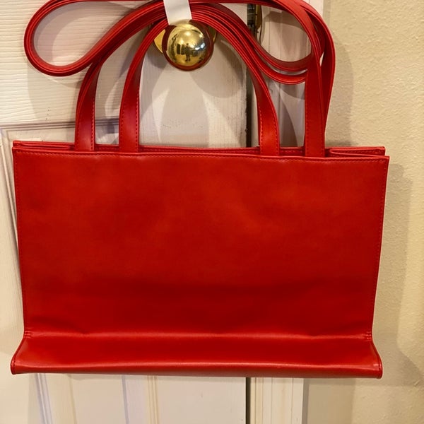 Brand new 100% authentic Telfar medium Red shopping bag-4