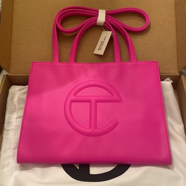 telfar large shopping bag Azealea Pink