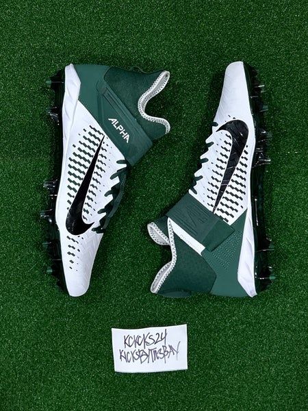 Nike Alpha Menace Pro 2 Football Cleats White Green BV3945  display picture 1