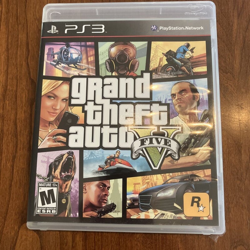 Grand Theft Auto V PlayStation PS3 GTA 5 W Map And Booklet