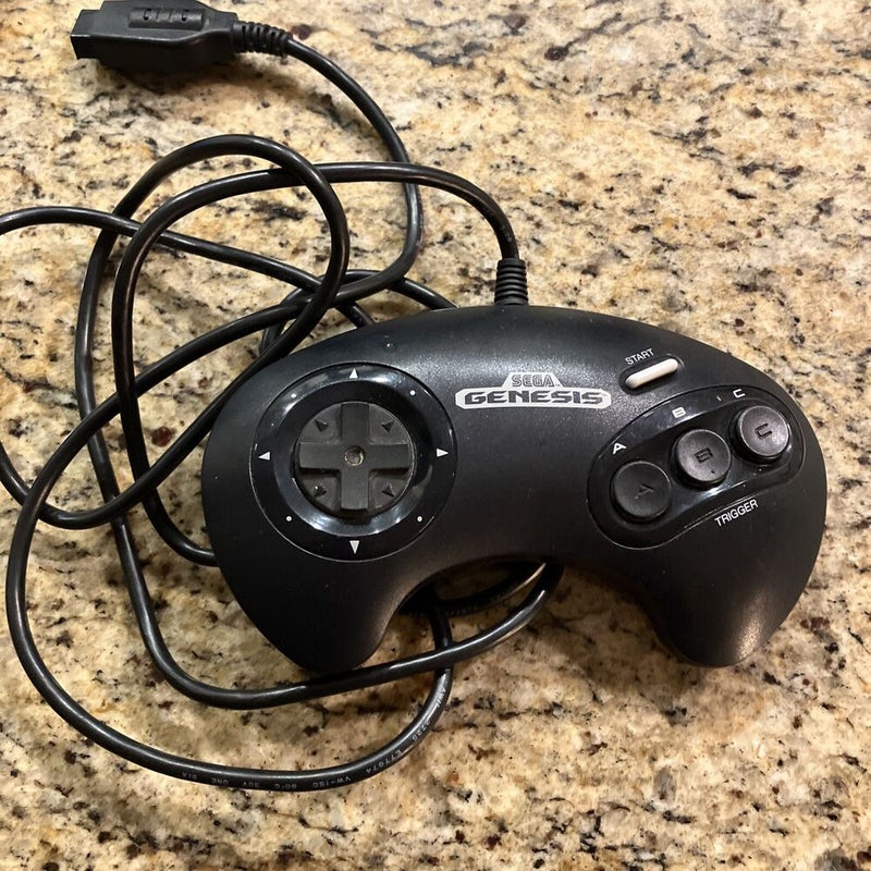 Sega Genesis Controller - Black (MK-1650)  OEM, 3 Button