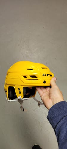 Sunflower Yellow Medium CCM Tacks 310 Helmet