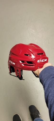 Used Medium CCM Tacks 310 Helmet maroon