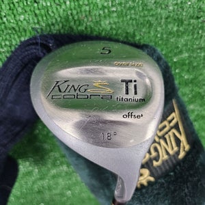 King Cobra Ti Oversize Offset 18° 5 Wood RH Cobra Ti Regular Graphite 42" W HC