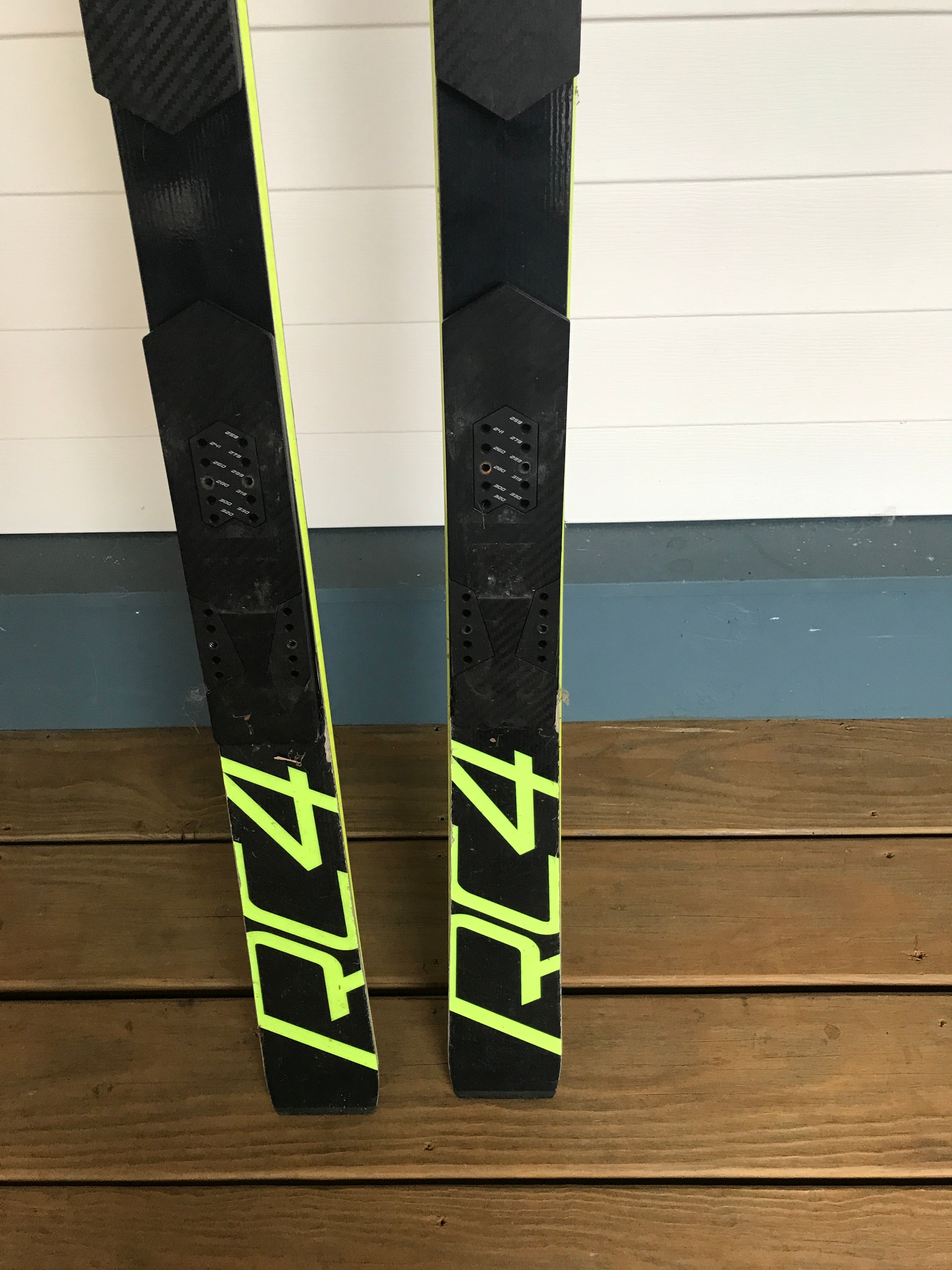Used Fischer 155 cm Racing RC4 World Cup GS Skis (FIS Conform