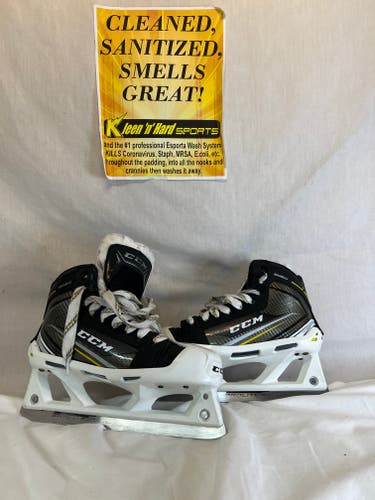 Junior Used CCM Tacks 9060 Hockey Goalie Skates Regular Width Size 5