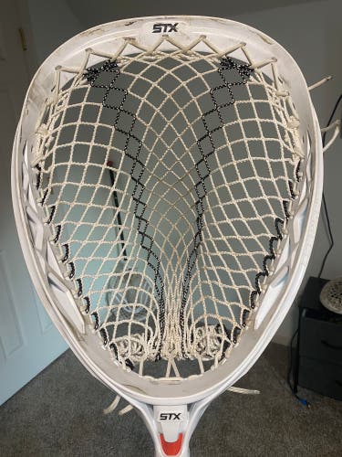 Used  Strung Eclipse 2 Goalie Head strung with ECD impact mesh