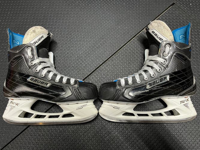 Used Bauer Regular Width   Size 8.5 Nexus 8000 Hockey Skates